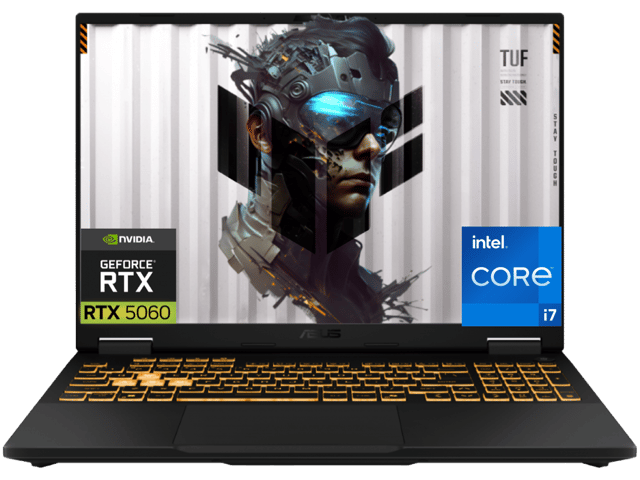 ASUS Laptop TUF Gaming F16 14th Gen Intel Core i7 14650HX Processor 5.2 GHz NVIDIA® GeForce RTX™ 5060
