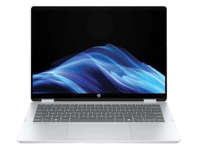 اتش بي لابتوب OmniBook 5 Flip 14-FP0009NE  إنتل Core i5 الجيل 13 تخزين 16GB DDR5 رام، SSD 512GB، شاشة 14 بوصة FHD+ لمس