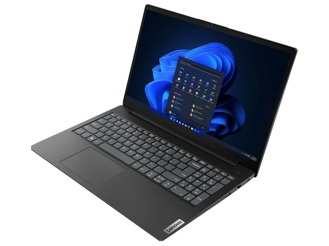 لينوفو V15 G5 بمعالج Intel Core i5-13420H الجيل الثالث عشر وذاكرة 16 جيجابايت DDR5 وبطاقة رسوميات Intel UHD سعة 2 جيجابايت وقرص تخزين 512 جيجابايت SSD NVMe وشاشة 15.6 بوصة FHD بدقة 1920x1080 بتقنية LED.