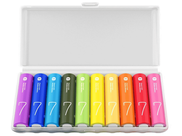 Xiaomi AAA Rainbow Batteries 10 Count