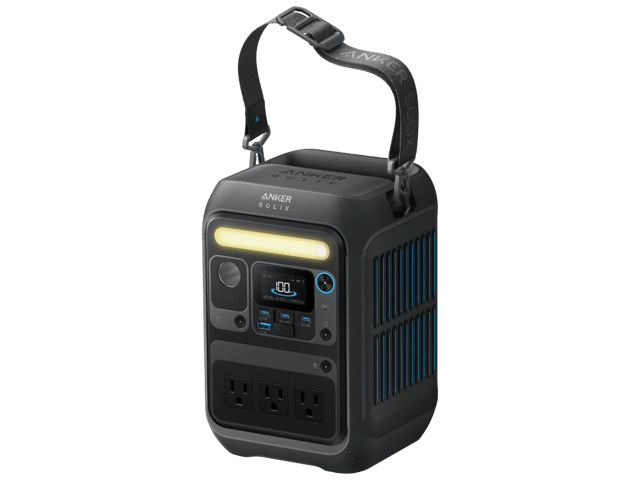 انكر محطة الطاقة المحمولة SOLIX C300X - سعة 288 واط-ساعة، قدرة 300 واط