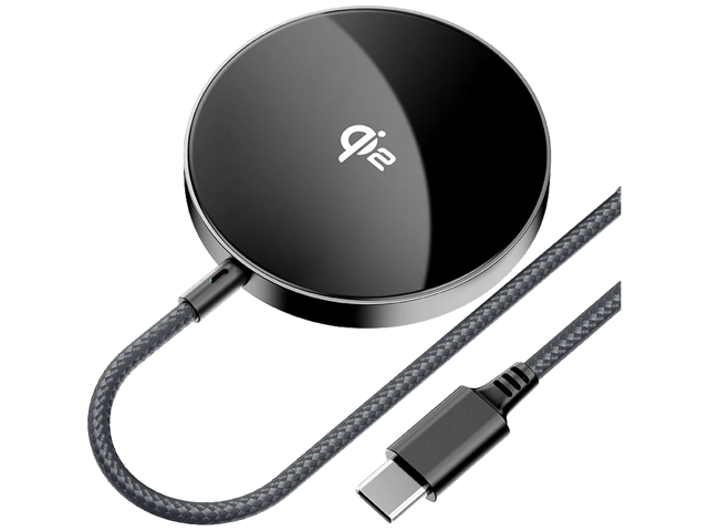 Acefast E24 QI2 desktop magnetic wireless charger with cable